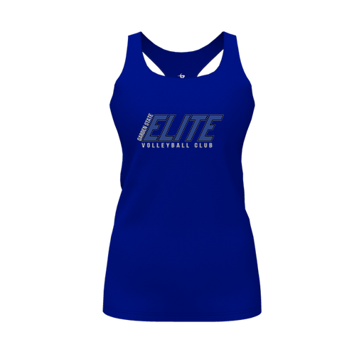[FT0TRBRY-FYS-LOGO1] Decker Racerback Tank Top (Female Youth S, Royal, Logo 1)