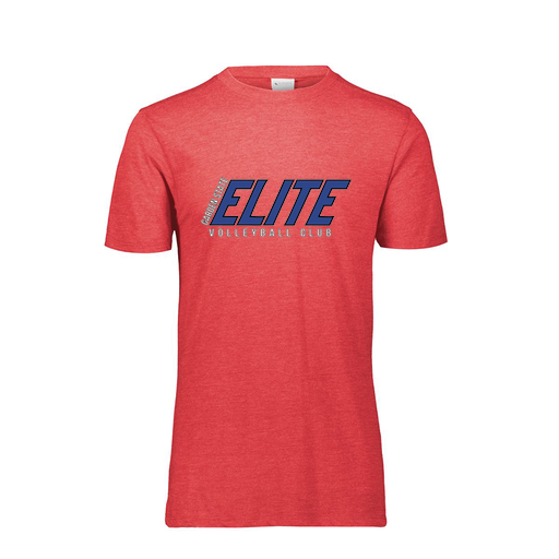 [FTSCUBRD-YS-LOGO1] Decker Youth Tri-Blend T-Shirt - Short Sleeve (Youth S, Red, Logo 1)