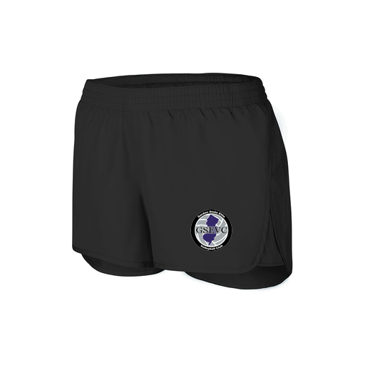 [2430.080.XS-LOGO2] Women's Performance Shorts (Female Adult XS, Black, Logo 2)