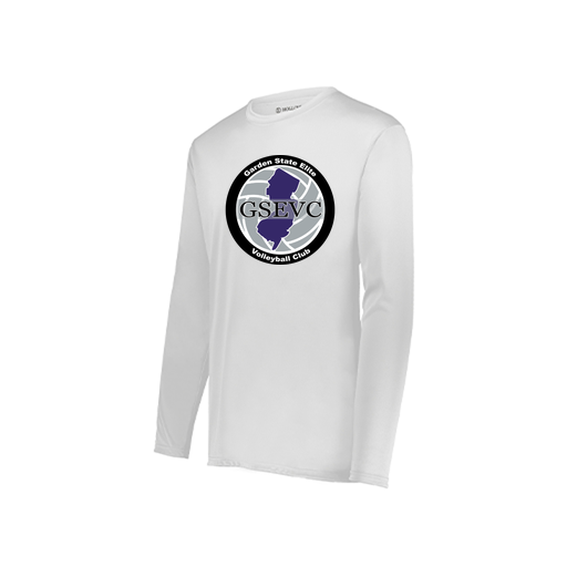 [222822.005.XS-LOGO2] Men's LS Smooth Sport Shirt (Adult XS, White, Logo 2)
