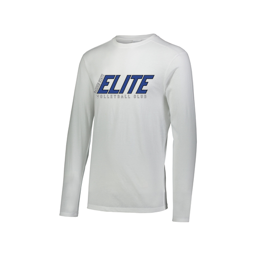 [FTLCUBWH-AXS-LOGO1] Decker Men's Tri-Blend T-Shirt - Long Sleeve (Adult XS, White, Logo 1)